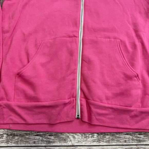 Bella + Canvas Women's 2023 Obsessed Fest Full Zipper Hoodie XL Extra Large Pink - Picture 12 of 16